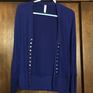 Royal blue cardigan